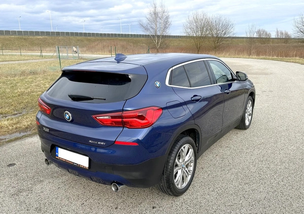 BMW X2 cena 94999 przebieg: 52000, rok produkcji 2018 z Sompolno małe 46